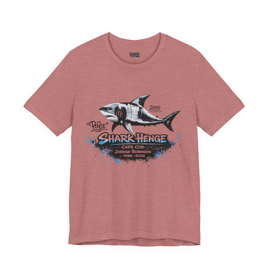 Shark Henge Cape Cod T-Shirt — "In Memory"