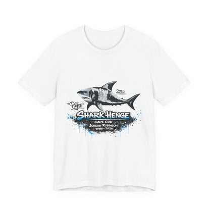 Shark Henge Cape Cod Graphic Tee – Great White Shark Memorial Shirt