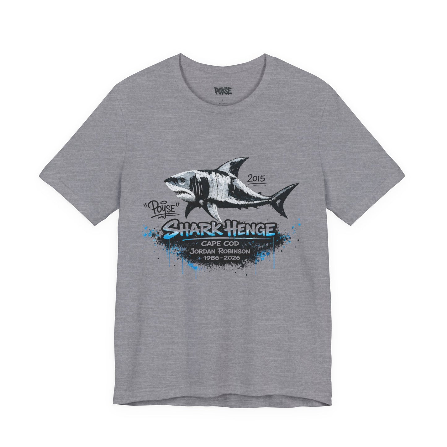 Shark Henge Cape Cod T-Shirt — "In Memory"