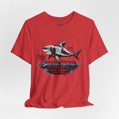 Shark Henge Cape Cod T-Shirt — "In Memory"