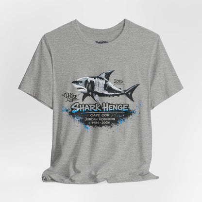 Shark Henge Cape Cod T-Shirt — "In Memory"