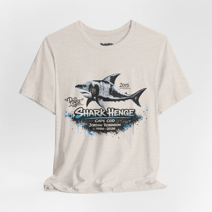 Shark Henge Cape Cod T-Shirt — "In Memory"