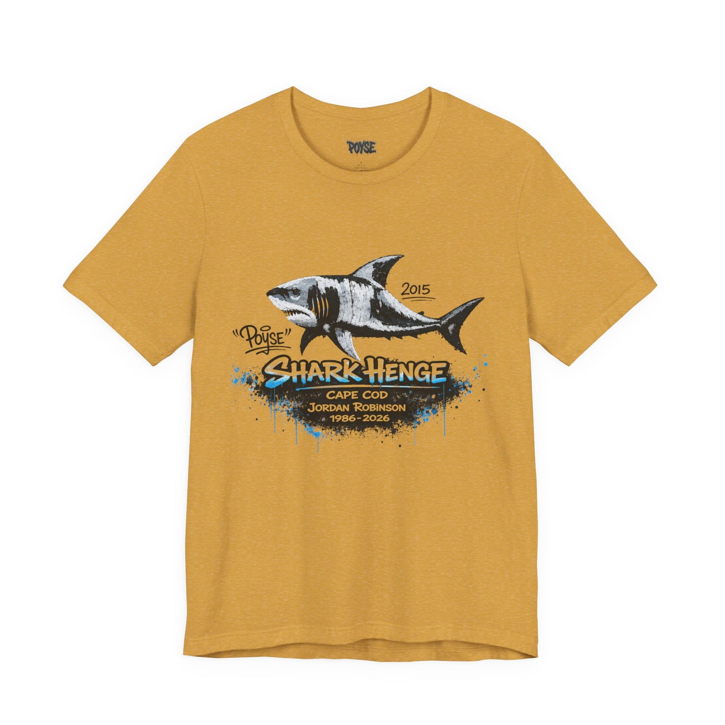Shark Henge Cape Cod T-Shirt — "In Memory"