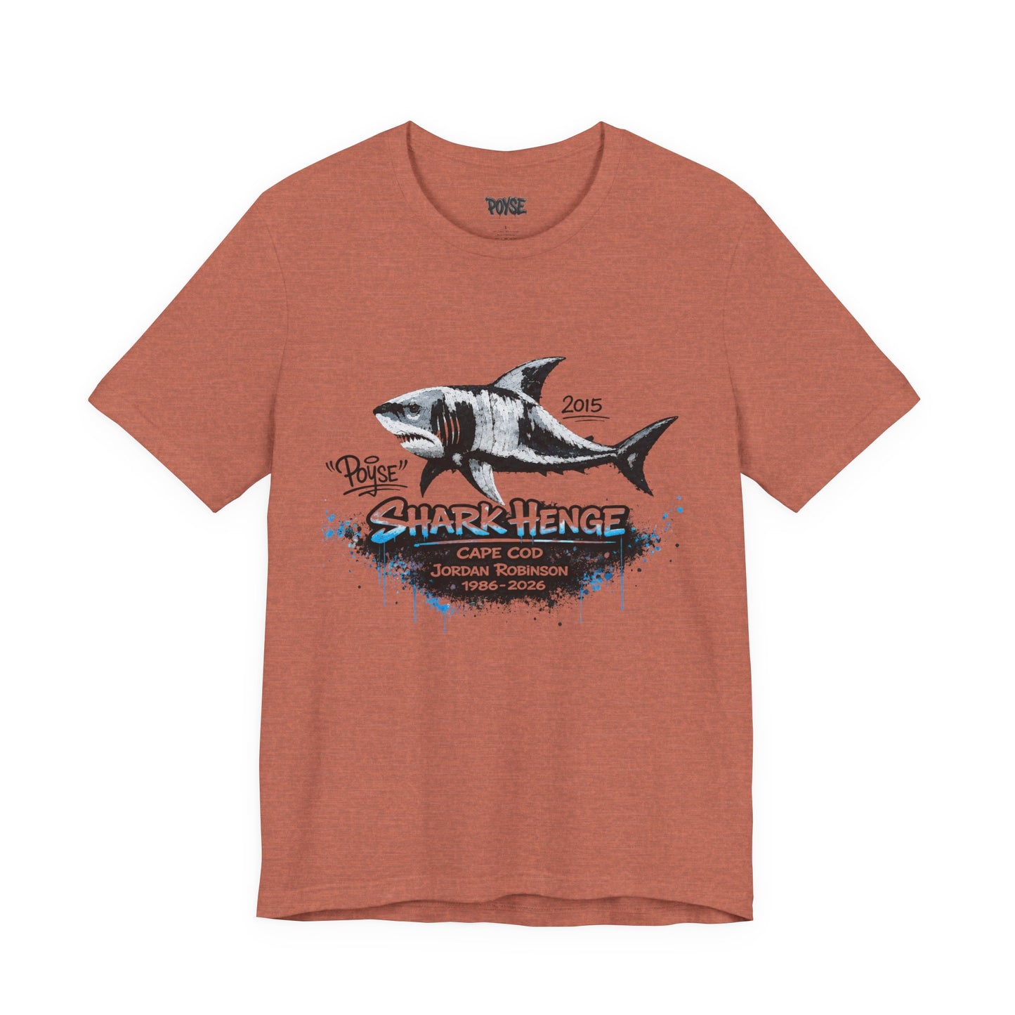 Shark Henge Cape Cod T-Shirt — "In Memory"