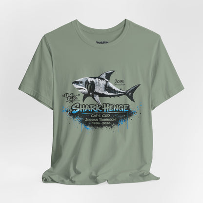 Shark Henge Cape Cod T-Shirt — "In Memory"