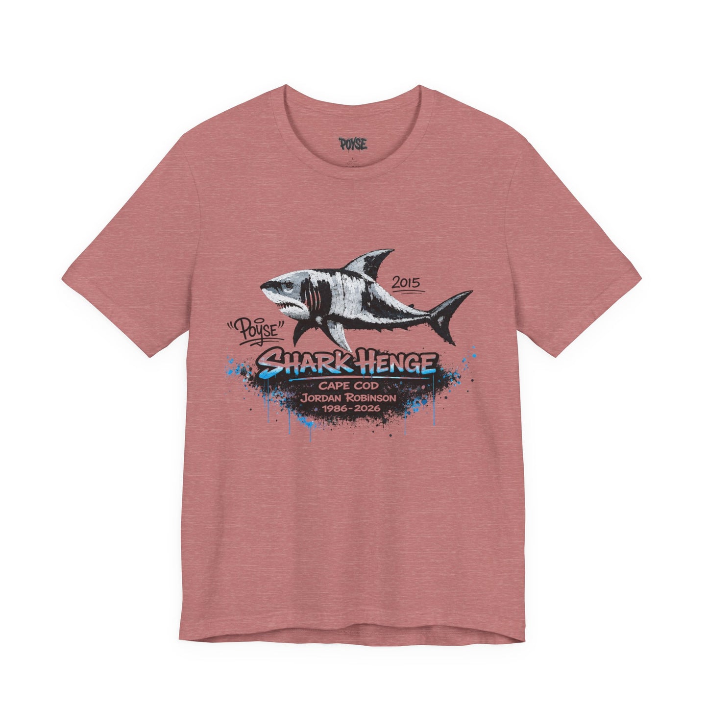Shark Henge Cape Cod T-Shirt — "In Memory"