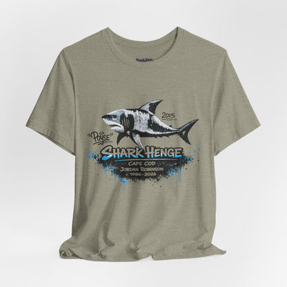 Shark Henge Cape Cod T-Shirt — "In Memory"