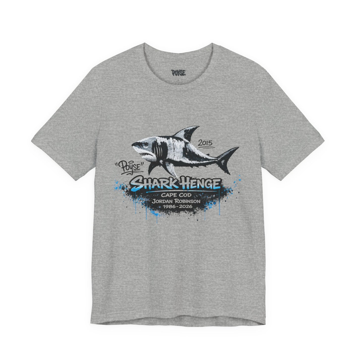 Shark Henge Cape Cod T-Shirt — "In Memory"