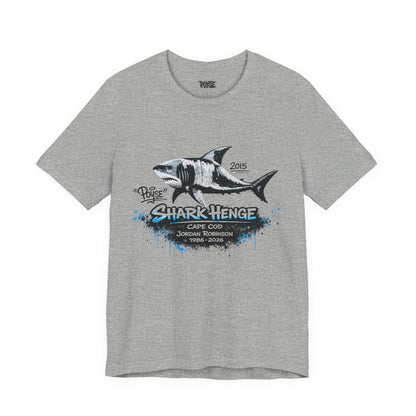 Shark Henge Cape Cod T-Shirt — "In Memory"