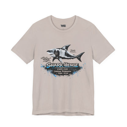 Shark Henge Cape Cod T-Shirt — "In Memory"