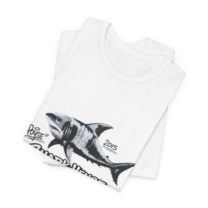 Shark Henge Cape Cod Graphic Tee – Great White Shark Memorial Shirt