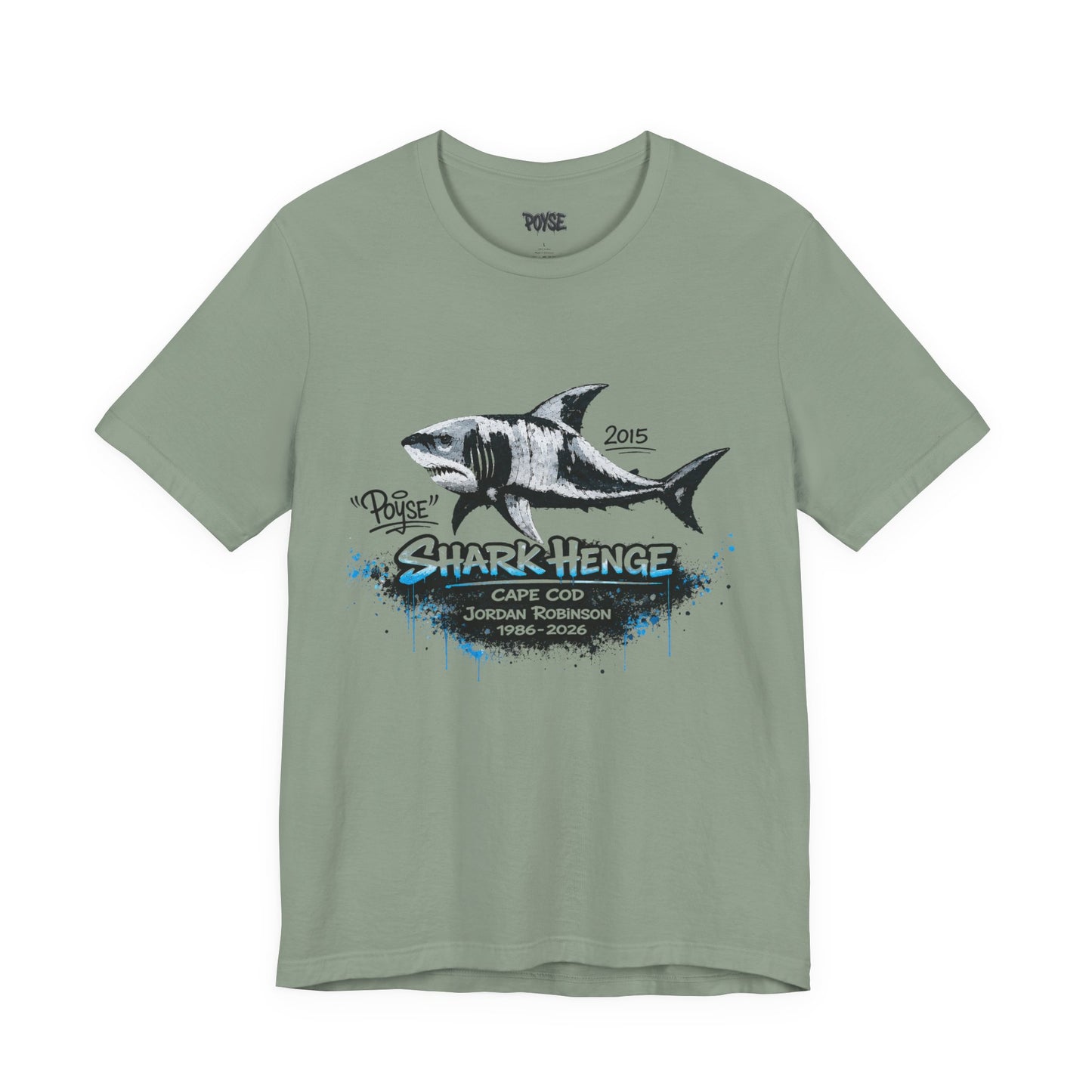 Shark Henge Cape Cod T-Shirt — "In Memory"