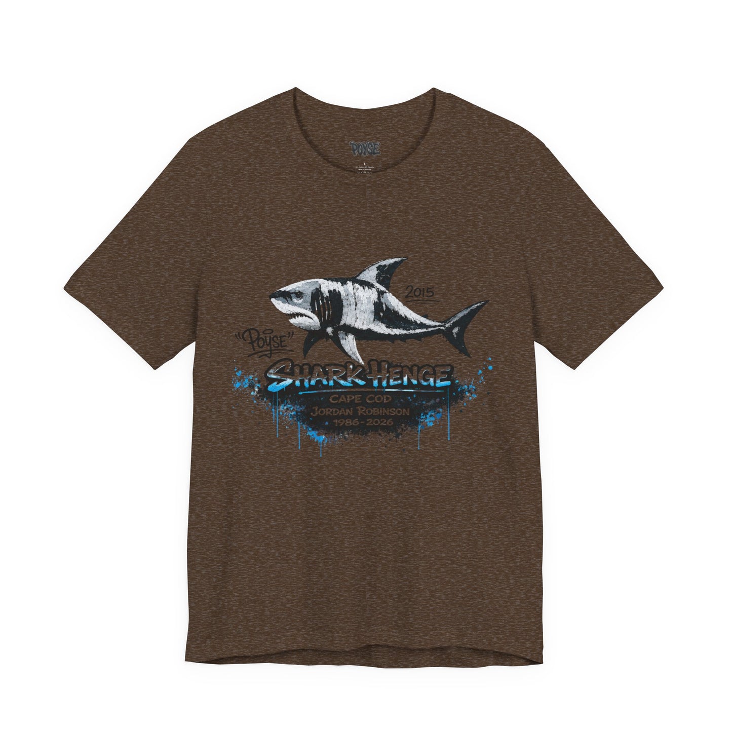 Shark Henge Cape Cod T-Shirt — "In Memory"