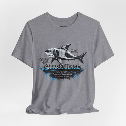 Shark Henge Cape Cod T-Shirt — "In Memory"