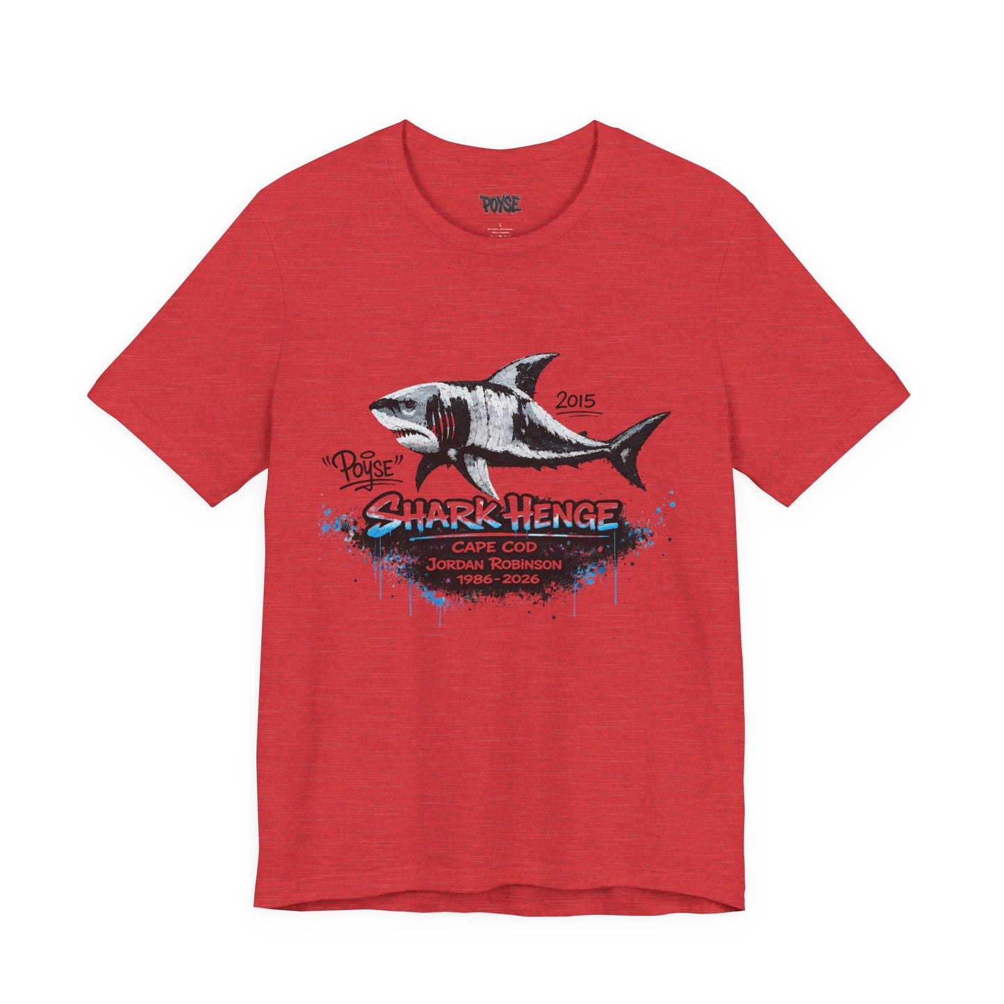 Shark Henge Cape Cod T-Shirt — "In Memory"