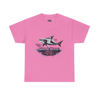 Shark Henge Memorial T-Shirt — Vintage Cape Cod Shark Illustration (POYSE)