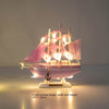 Wooden Sailboat Model  Decoration Crafts