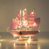 Wooden Sailboat Model  Decoration Crafts