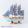 Wooden Sailboat Model  Decoration Crafts