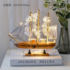 Wooden Sailboat Model  Decoration Crafts