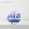 Wooden Sailboat Model  Decoration Crafts