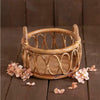 Newborn Photography Rattan Round Basket