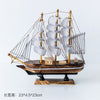 Wooden Sailboat Model  Decoration Crafts